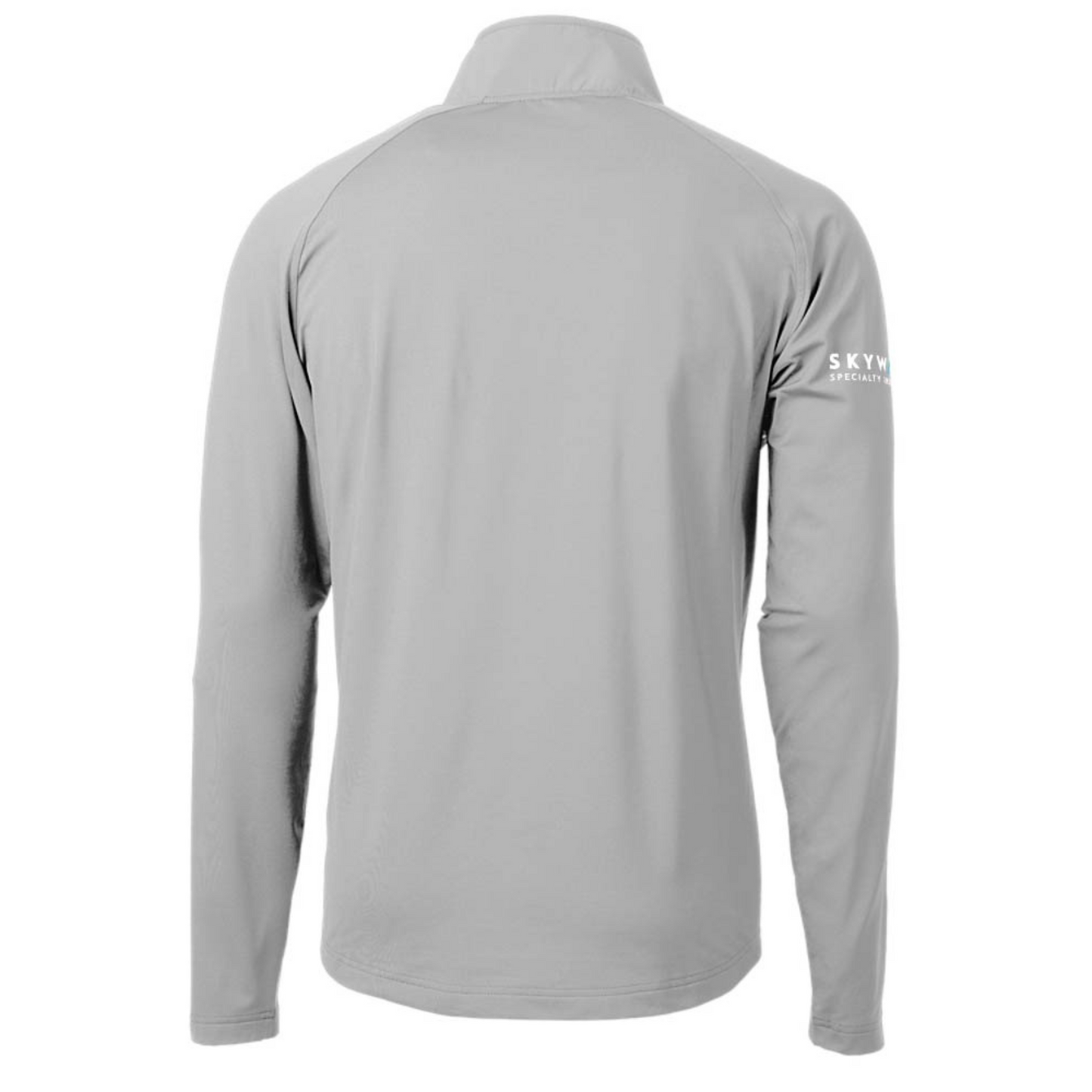 Cutter & Buck Eco Knit Hybrid Mens Quarter Zip