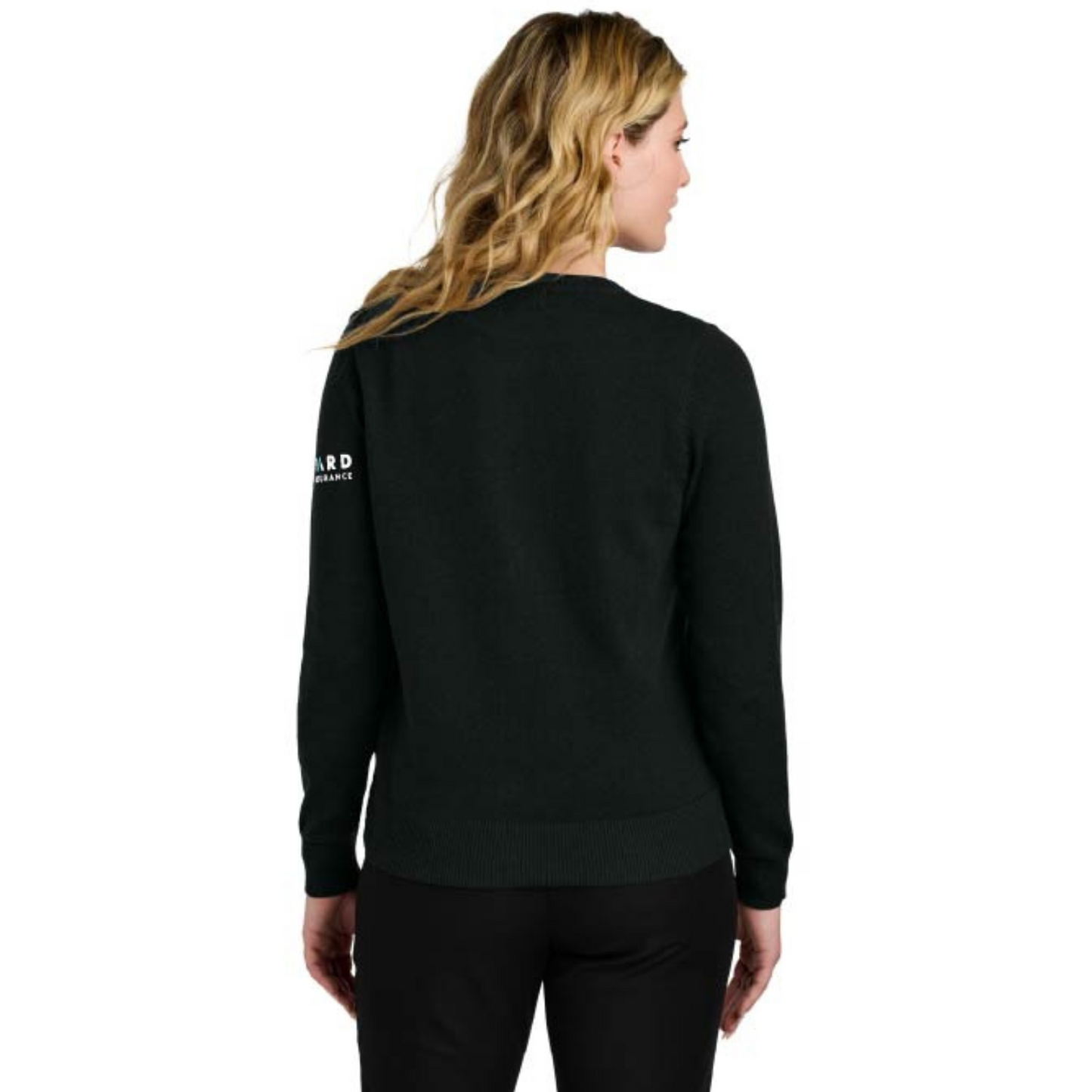Women's Easy Care Crewneck Cardigan Sweater