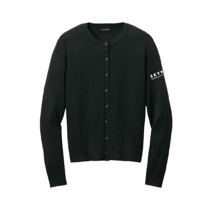 Women's Easy Care Crewneck Cardigan Sweater