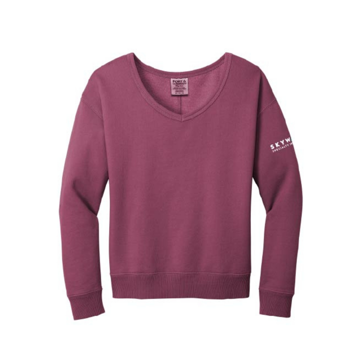 Ladies' Beach Wash V-Neck Sweatshirt