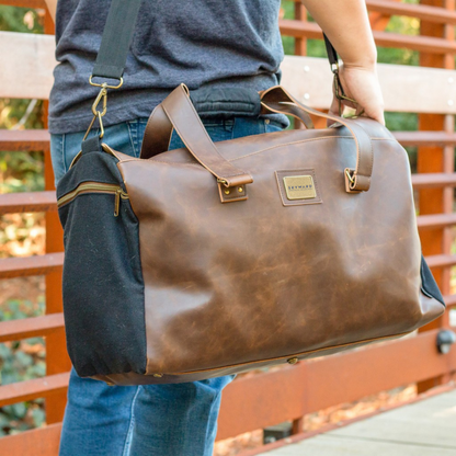 Leather Travel Duffle Bags