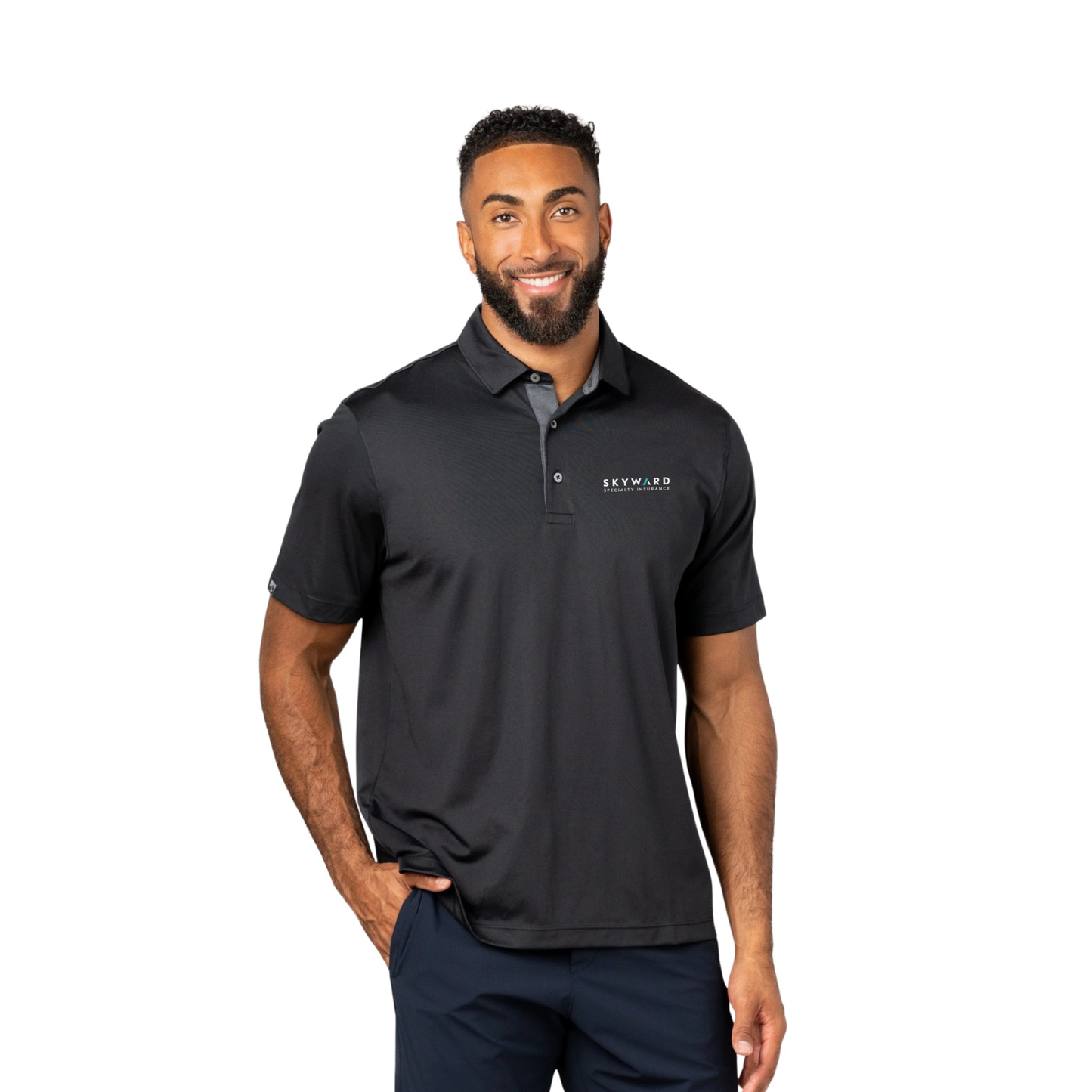 Men's Visionary III Solid Short Sleeve Polo
