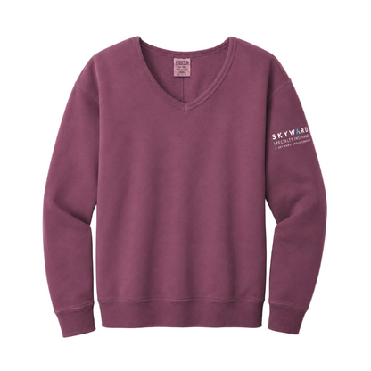Ladies' Beach Wash V-Neck Sweatshirt