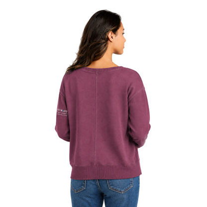 Ladies' Beach Wash V-Neck Sweatshirt