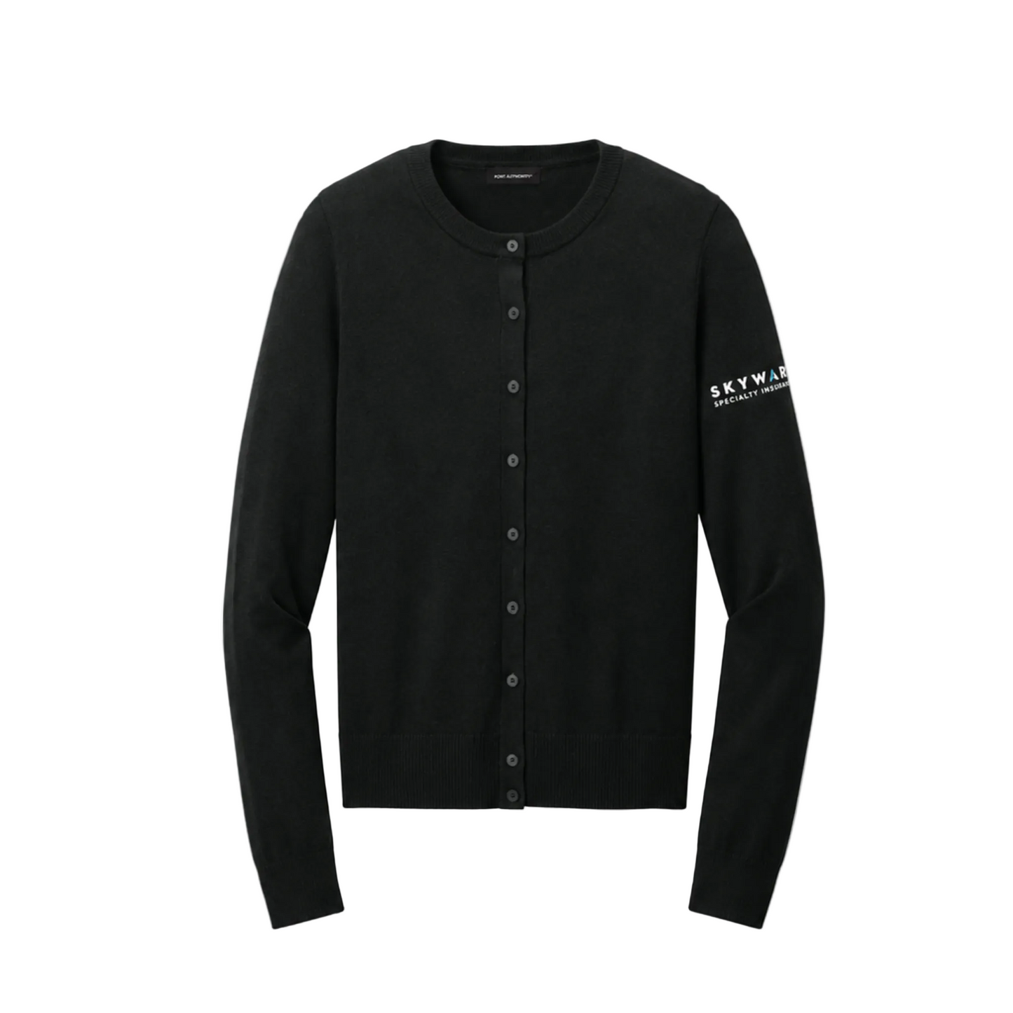 Women's Easy Care Crewneck Cardigan Sweater
